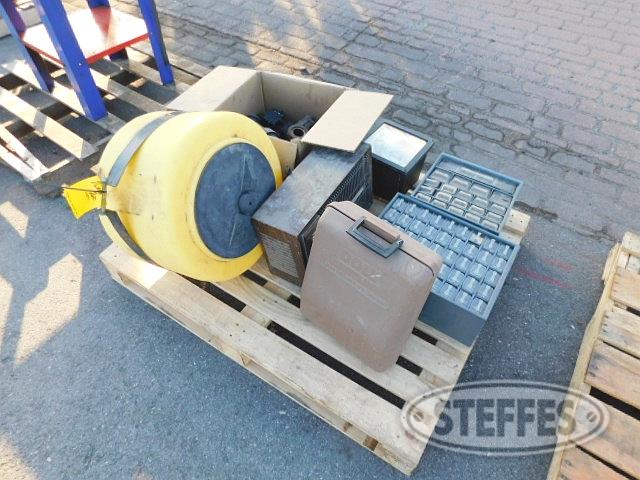 Pallet with tester & parts: